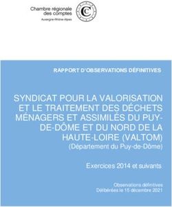 SYNDICAT POUR LA VALORISATION ET LE TRAITEMENT DES DÉCHETS MÉNAGERS ET ASSIMILÉS DU PUY- DE-DÔME ET DU NORD DE LA HAUTE-LOIRE (VALTOM)