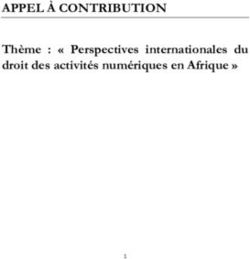 APPEL À CONTRIBUTION Thème : " Perspectives internationales du droit des activités numériques en Afrique "