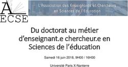 Du doctorat au métier d'enseignant.e chercheur.e en Sciences de l'éducation - Samedi 16 juin 2018, 9H00 / 16H30 Université Paris X-Nanterre - AECSE
