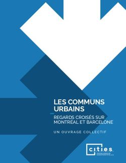 LES COMMUNS URBAINS REGARDS CROISÉS SUR MONTRÉAL ET BARCELONE - UN OUVRAGE COLLECTIF - cities