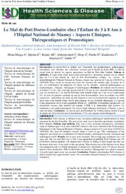Le Mal de Pott Dorso-Lombaire chez l'Enfant de 3 &agrave; 8 Ans &agrave; l'H&ocirc;pital National de Niamey : Aspects Cliniques, Th&eacute;rapeutiques et Pronostiques