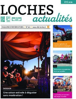 ÉTÉ 2019 - P.10 Comice agricole, un week-end à la campagne - Ville de Loches