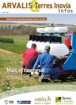 ARVALIS Terres Inovia - infos