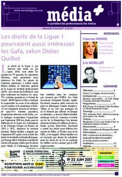 Les droits de la Ligue 1 pourraient aussi intéresser les Gafa, selon Didier Quillot - média+