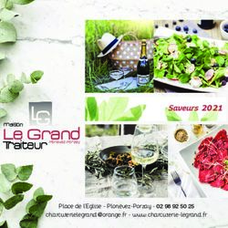 Le Grand Traiteur Plonevez-Porzay - Saveurs 2021