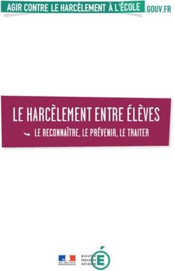 LE HARCÈLEMENT ENTRE ÉLÈVES - LE RECONNAITRE, LE PRÉVENIR, LE TRAITER