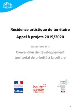 Résidence artistique de territoire Appel à projets 2019/2020 - Convention de développement territorial de priorité à la culture