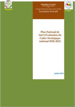Plan National de Suivi-Évaluation du Cadre Stratégique national 2018-2022 - CNLS