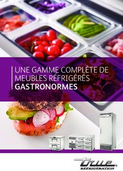 GASTRONORMES UNE GAMME COMPL&Egrave;TE DE MEUBLES R&Eacute;FRIG&Eacute;R&Eacute;S