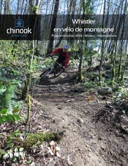 Whistler en v&eacute;lo de montagne - Programmation 2018 - Niveau : Interm&eacute;diaire AVENTURE - Chinook Aventure