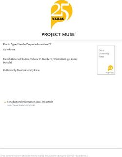 Paris, "gouffre de l'espece humaine"? - Alain Faure French Historical Studies, Volume 27, Number 1, Winter 2004, pp. 49-86 (Article) Published by ...