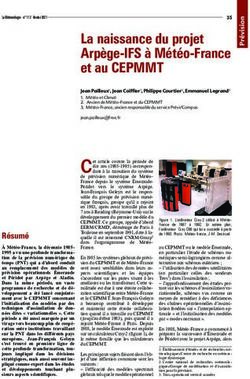 La naissance du projet Arp&egrave;ge-IFS &agrave; M&eacute;t&eacute;o-France et au CEPMMT