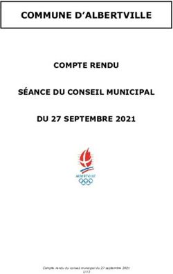 COMMUNE D'ALBERTVILLE - COMPTE RENDU S&Eacute;ANCE DU CONSEIL MUNICIPAL DU 27 SEPTEMBRE 2021