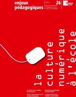 Pédagogiques - HEP Bejune