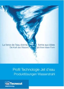 Profil Technologie Jet d'eau - Produktlösungen Wasserstrahl - La force de l'eau donne - CMS Steintechnik