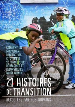 21 histoires DE transition - récoltées par rob hopkins - Transition Network