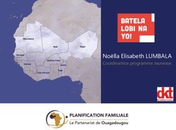 No&euml;lla Elisabeth LUMBALA - Coordinatrice programme Jeunesse