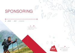 DOSSIER SPONSORING SWISSPEAKS TRAIL 2020