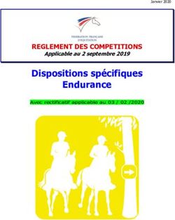 Dispositions spécifiques Endurance - REGLEMENT DES COMPETITIONS Applicable au 2 septembre 2019 - FFE.com