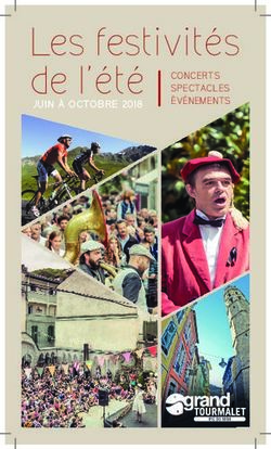 Les festivités de l'été - JUIN À OCTOBRE 2018 CONCERTS SPECTACLES ÉVÈNEMENTS