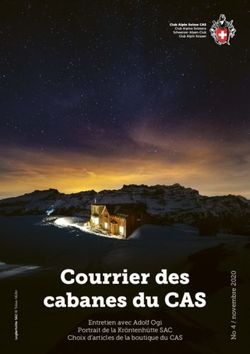 Courrier des cabanes du CAS - Entretien avec Adolf Ogi Portrait de la Kröntenhütte SAC Choix d'articles de la boutique du CAS