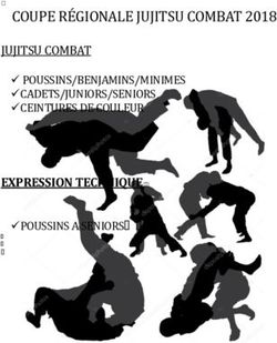COUPE RÉGIONALE JUJITSU COMBAT 2018 - ü CEINTURES DE COULEUR ü POUSSINS A SENIORS - Ligue des Hauts de France de ...