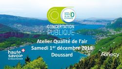 Atelier Qualité de l'air Doussard - Samedi 1er décembre 2018