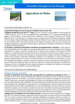 Agriculture et P&ecirc;che Nouvelles d'Espagne et du Portugal