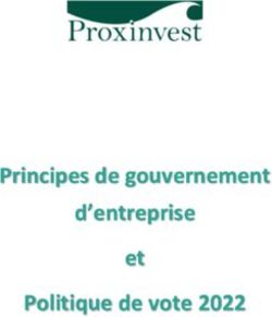 Principes de gouvernement d'entreprise et Politique de vote 2022