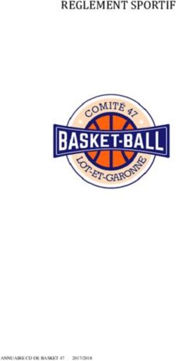 REGLEMENT SPORTIF - ANNUAIRE CD DE BASKET 47 2017/2018 - Comité Départemental de Basket ...