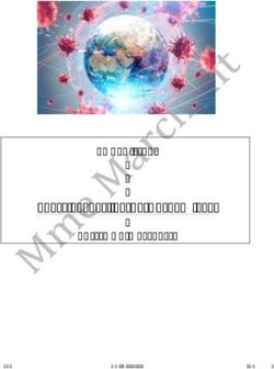 Les risques li&eacute;s au Coronavirus - COVID - 19 3G - Mme Marchant