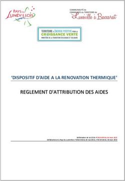REGLEMENT D'ATTRIBUTION DES AIDES - 'DISPOSITIF D'AIDE A LA RENOVATION THERMIQUE'