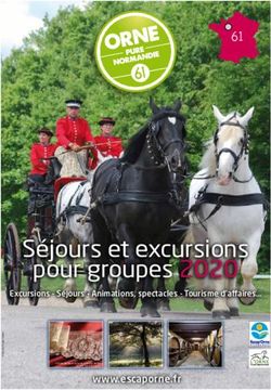 Séjours et excursions pour groupes 2020 61 - www.escaporne.fr - Escap'Orne