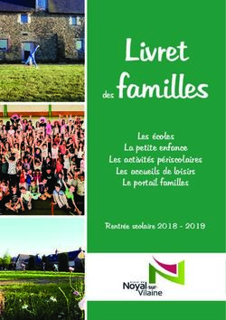 Livret des familles Les écoles La petite enfance Les activités périscolaires Les accueils de loisirs - Noyal-sur-Vilaine