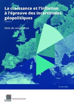 La croissance et l'inflation à l'épreuve des incertitudes géopolitiques - Note de conjoncture - Insee