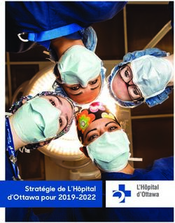 Strat&eacute;gie de L'H&ocirc;pital d'Ottawa pour 2019-2022