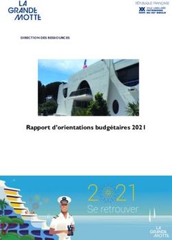Rapport d'orientations budg&eacute;taires 2021 - La Grande Motte