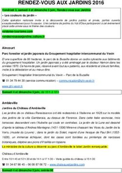 RENDEZ-VOUS AUX JARDINS 2016 - Valdoise.fr