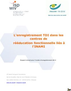 L'enregistrement TDI dans les centres de r&eacute;&eacute;ducation fonctionnelle li&eacute;s &agrave; l'INAMI