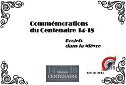 Commémorations du Centenaire 14-18 - Projets dans la Nièvre