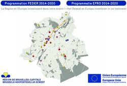 Programmation FEDER 2014-2020 Programmatie EFRO 2014-2020 - Recherche et innovation