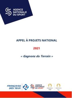 APPEL À PROJETS NATIONAL - 2021 " Gagnons du Terrain "