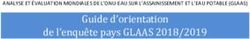 Guide d'orientation de l'enquête pays GLAAS 2018/2019