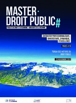 Master Droit public PAGES 4-16 23 NOVEMBRE 2017 - UFR Droit et Économie