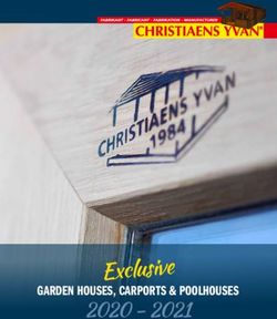 Exclusive 2020 2021 - GARDEN HOUSES, CARPORTS & POOLHOUSES - Tuinhuizenfabrikant