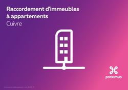 Raccordement d'immeubles &agrave; appartements - Cuivre - Proximus