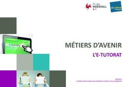 MÉTIERS D'AVENIR L'E-TUTORAT - Le Forem