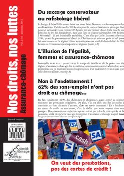 Du saccage conservateur au rafistolage libéral - MAC, Le ...