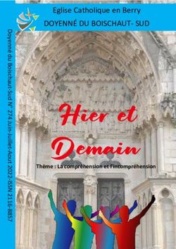 DOYENN&Eacute; DU BOISCHAUT- SUD - Eglise Catholique en Berry - Th&egrave;me : La compr&eacute;hension et l'incompr&eacute;hension