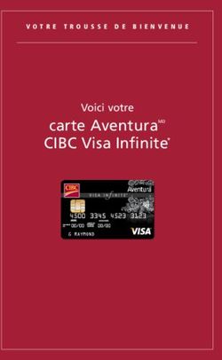 CIBC Visa Infinite* carte AventuraMD - Voici votre